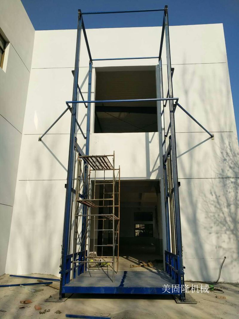 榆林仓库专用导轨式升降货梯价格